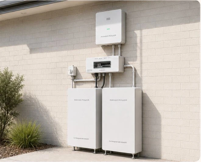 Solar and home battery system