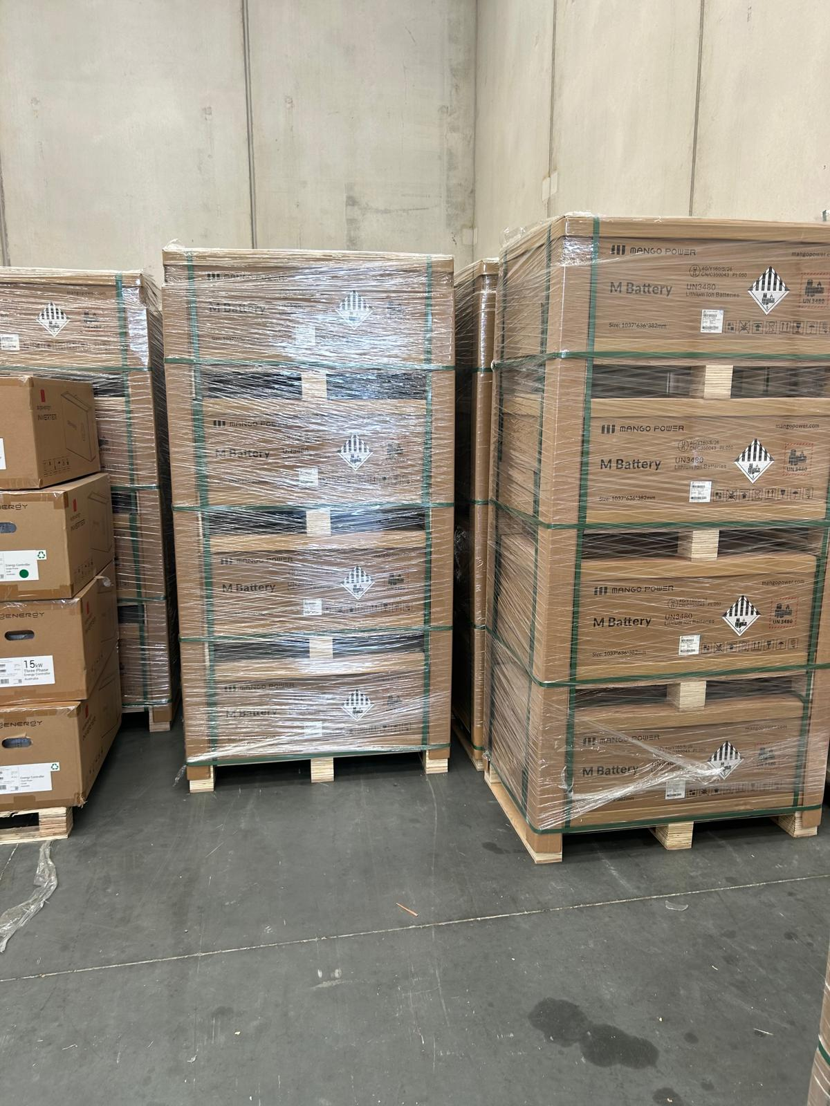 Mango Power M battery systems held in stock