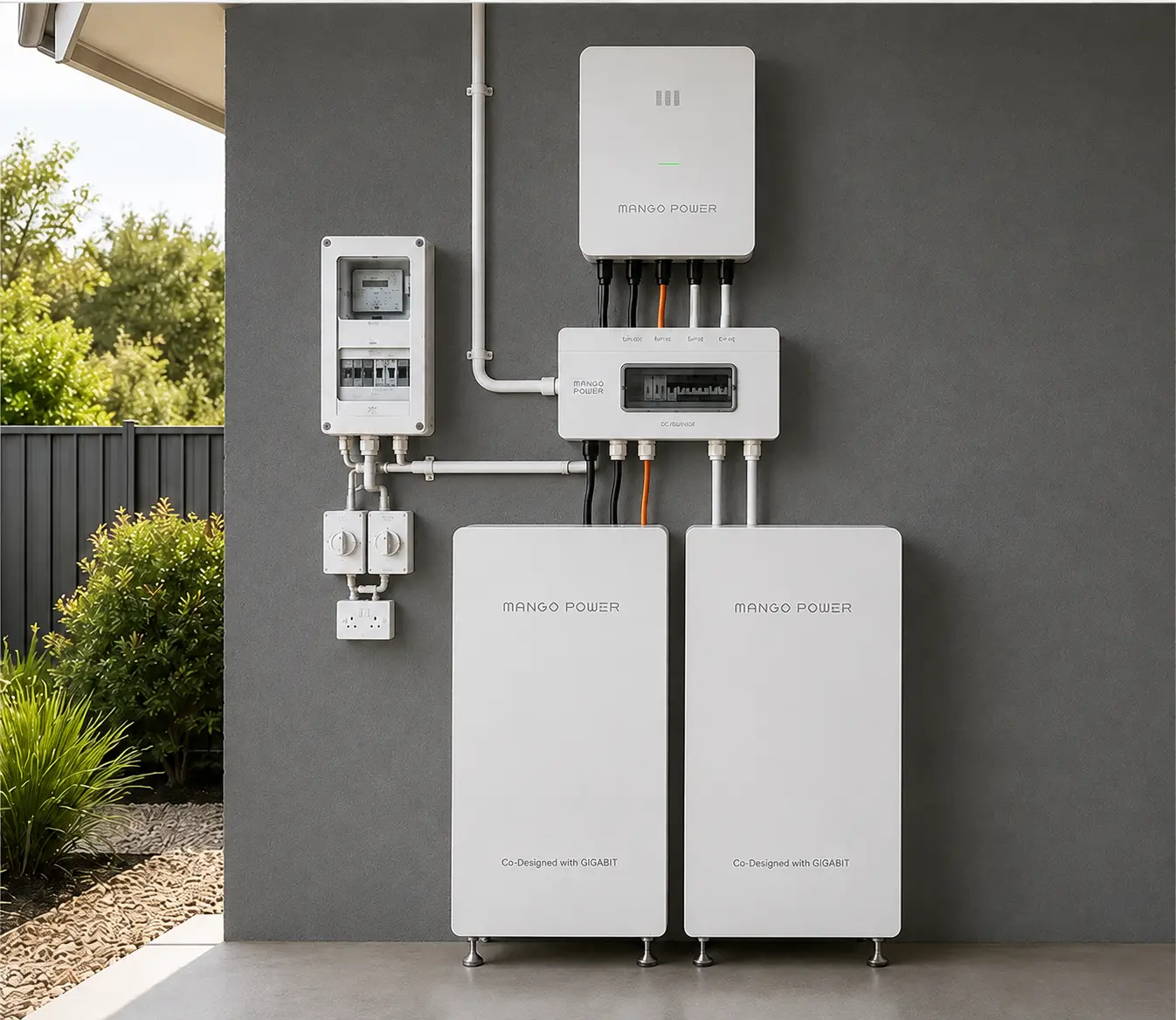 Mango Power battery modules and hybrid inverter
